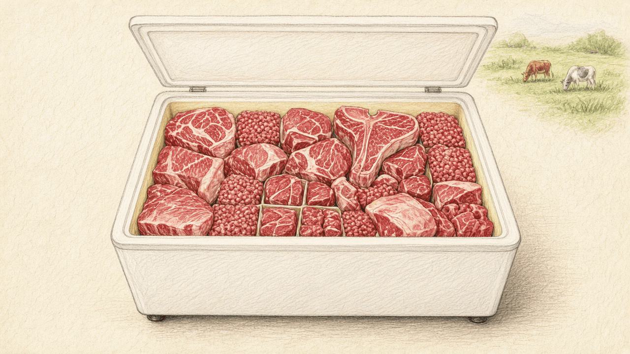 What Size Chest Freezer for a Half Cow?