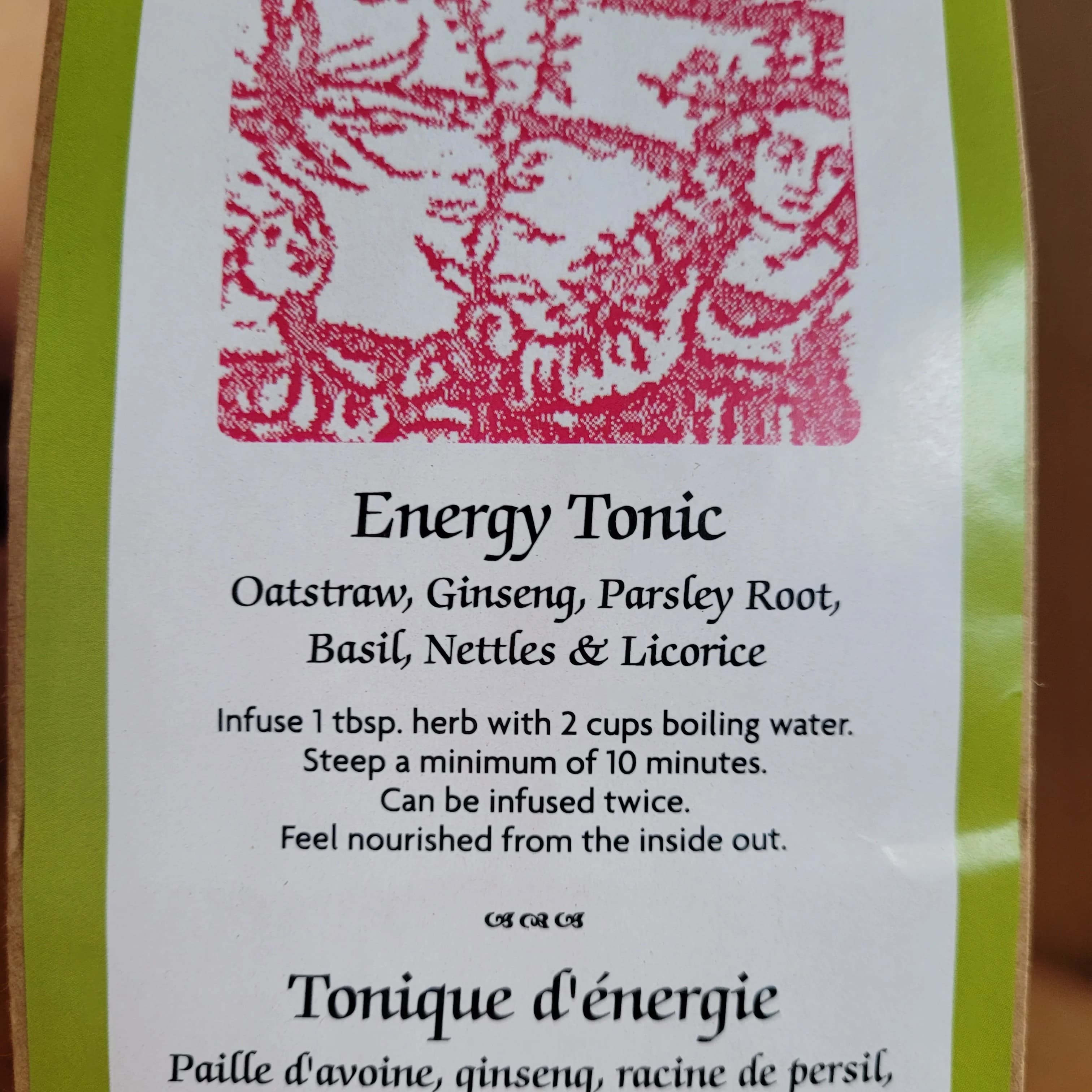 Organic Herbal Tea, "Energy Tonic" image 2