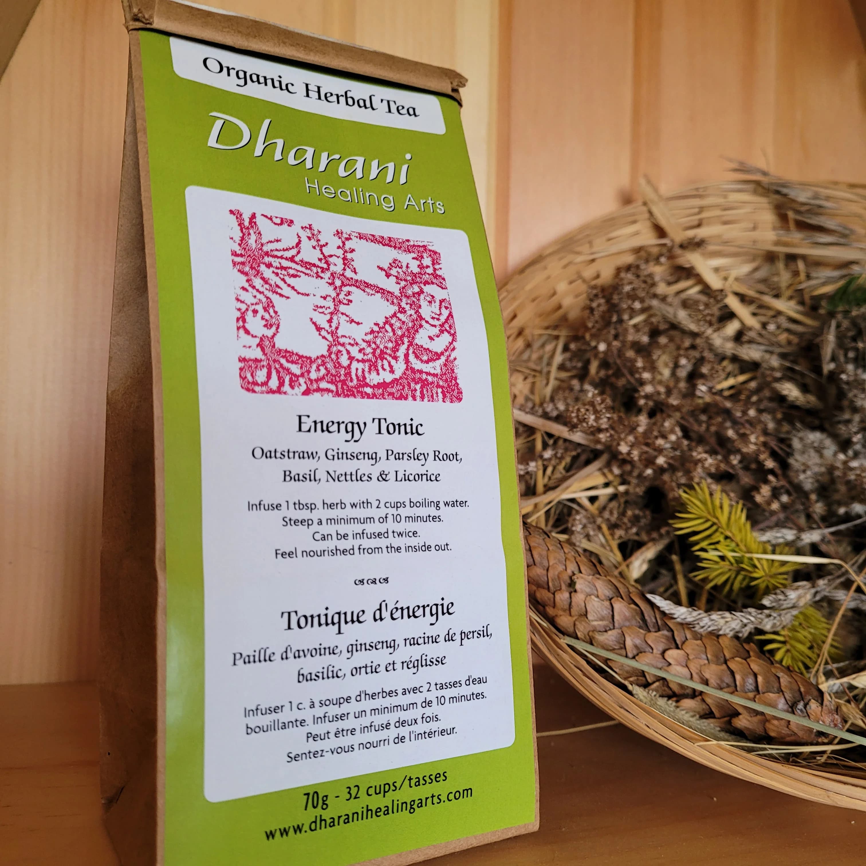 Organic Herbal Tea, "Energy Tonic"
