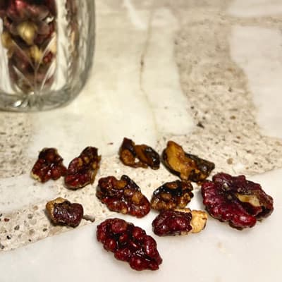 Maple Glazed Organic Red Walnuts (Raw, Unpasteurized) image 2