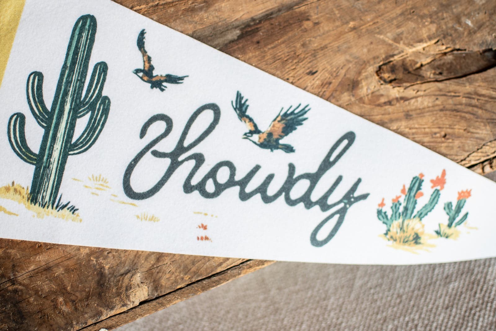 Howdy Felt Pennant image 3
