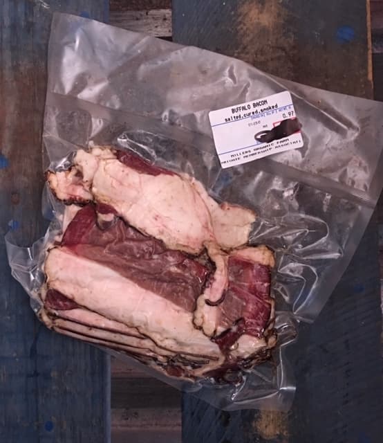 Buffalo Bacon – Smoked & Salted – per lb