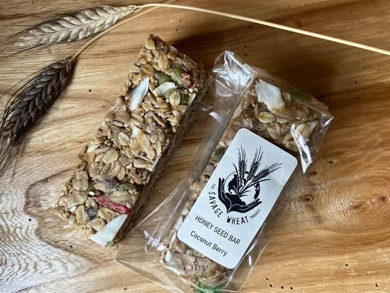 Coconut Cranberry Honey Seed Bar