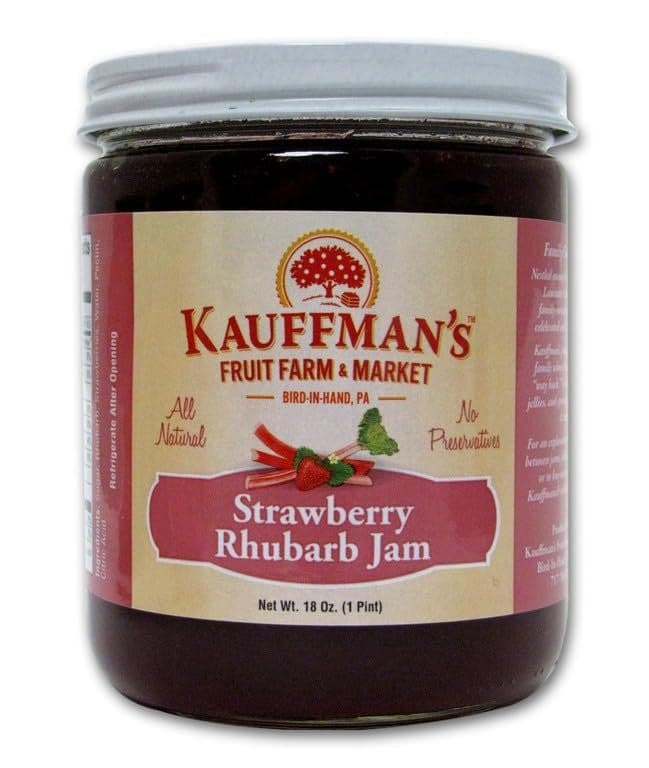 All-Natural Strawberry Rhubarb Jam image 3