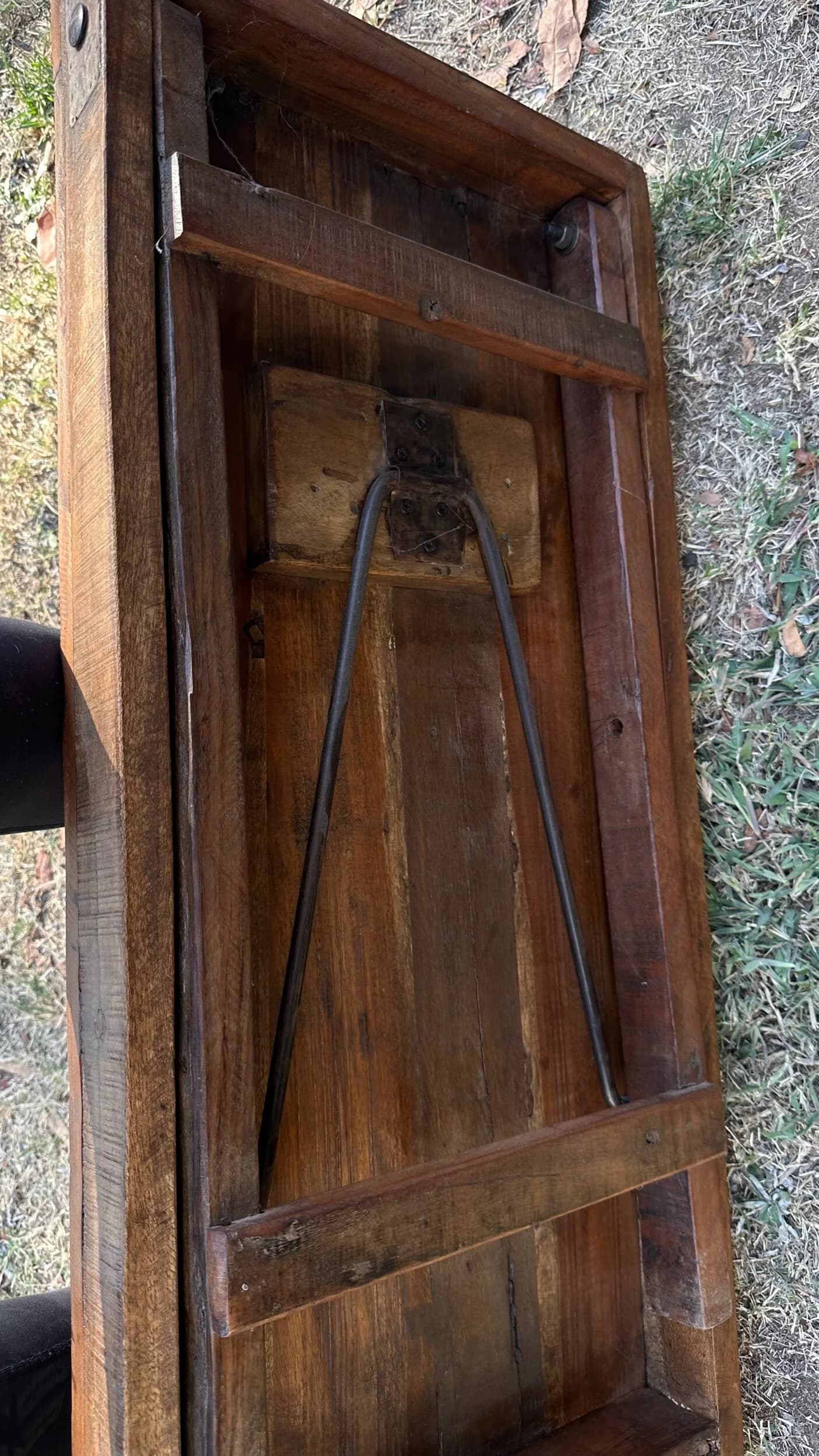 Folding rustic table image 4