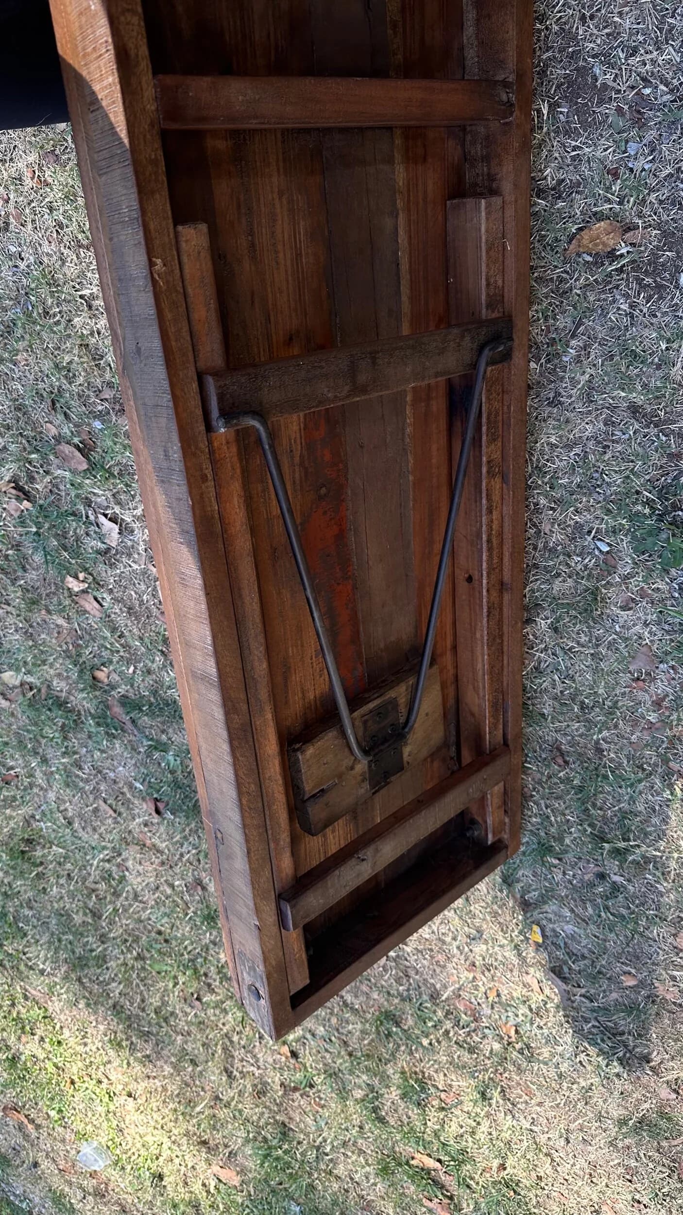Folding rustic table image 3