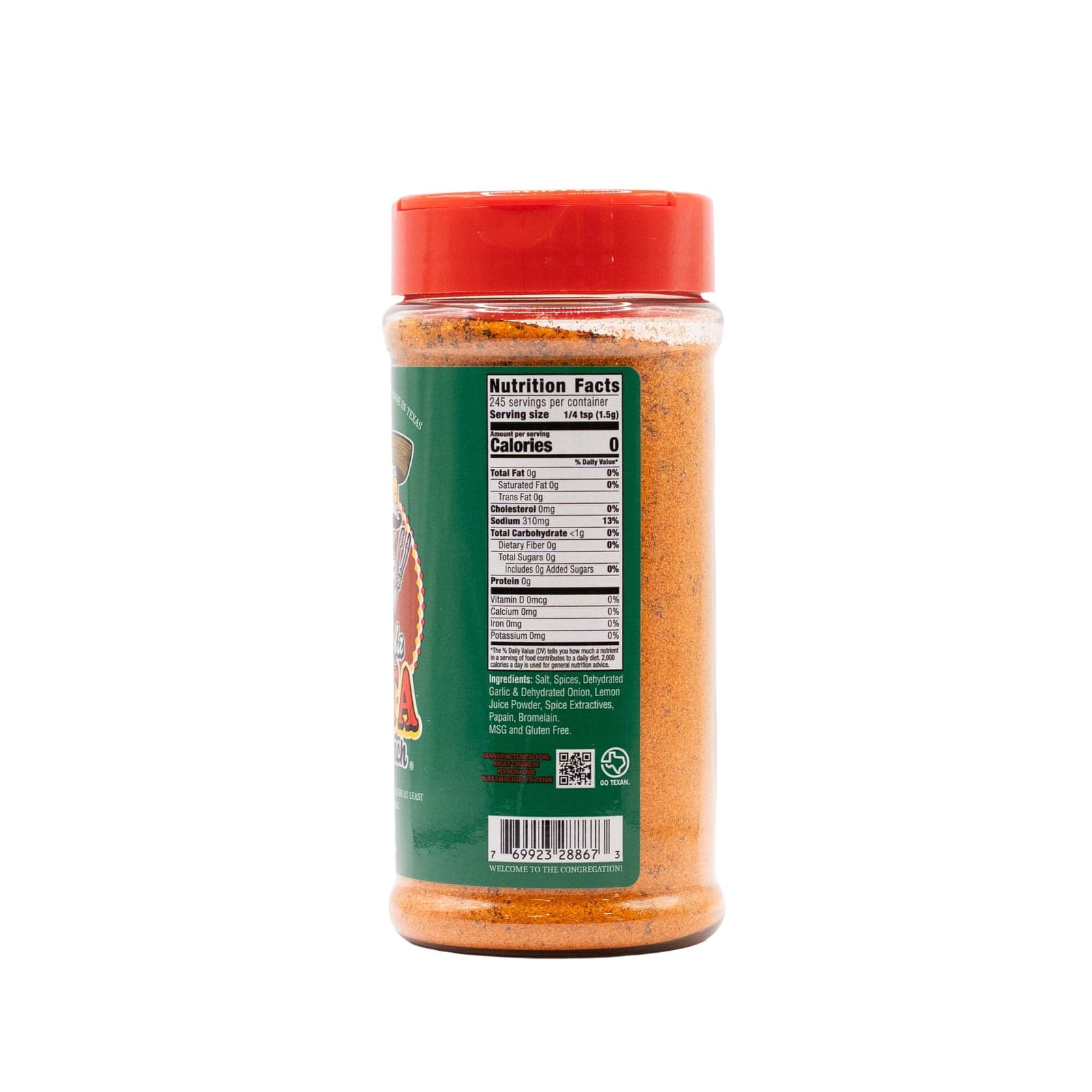 Meat Church Dia De La Fajita Seasoning – 13 oz Shaker image 3
