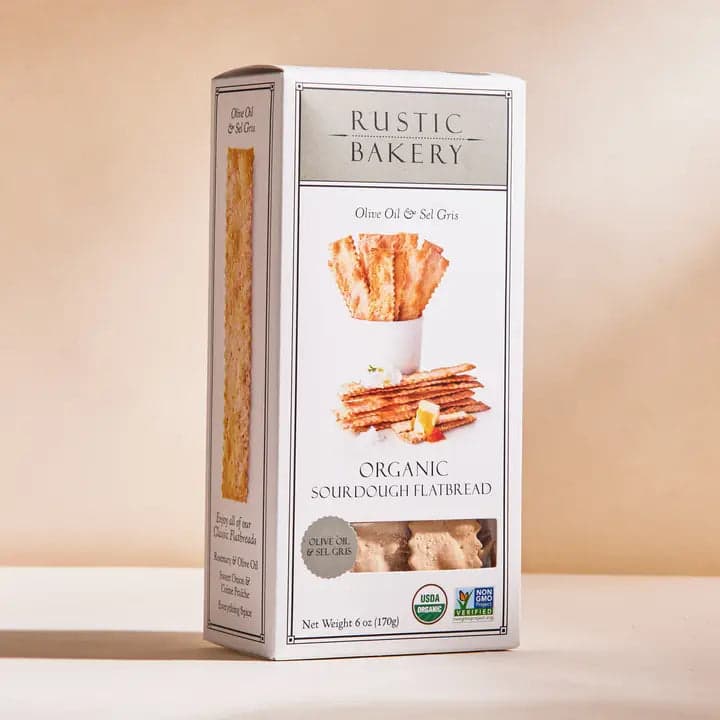 Olive Oil & Sel Gris Flatbread Crackers