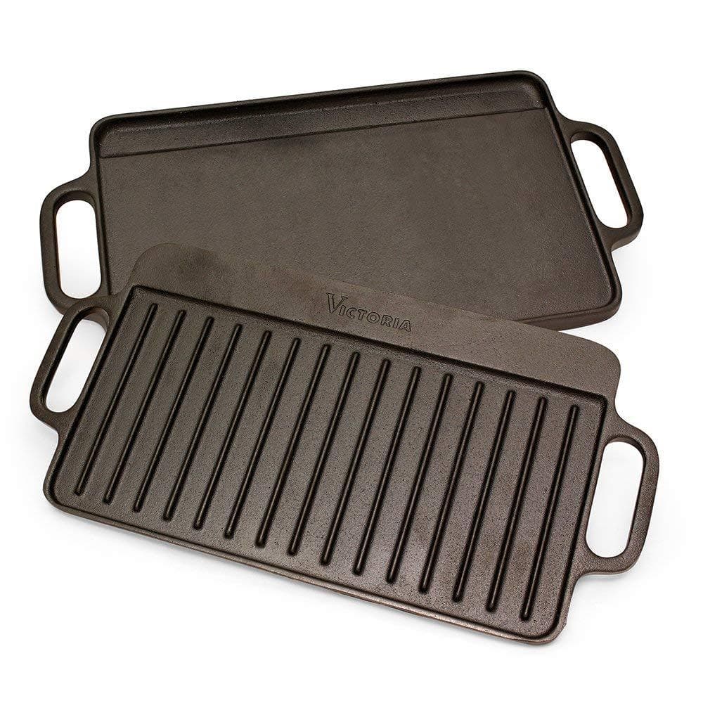 Reversible Rectangular Griddle | Cast Iron (Medium) image 2