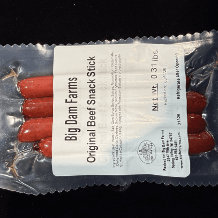 Beef Snack Sticks Original Flavor