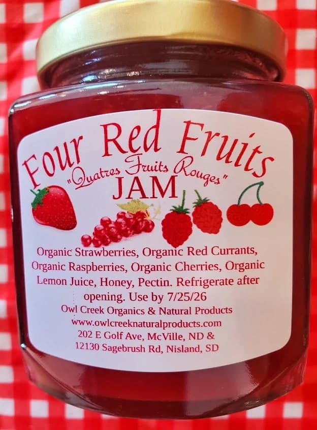 Four Red Fruits Jam