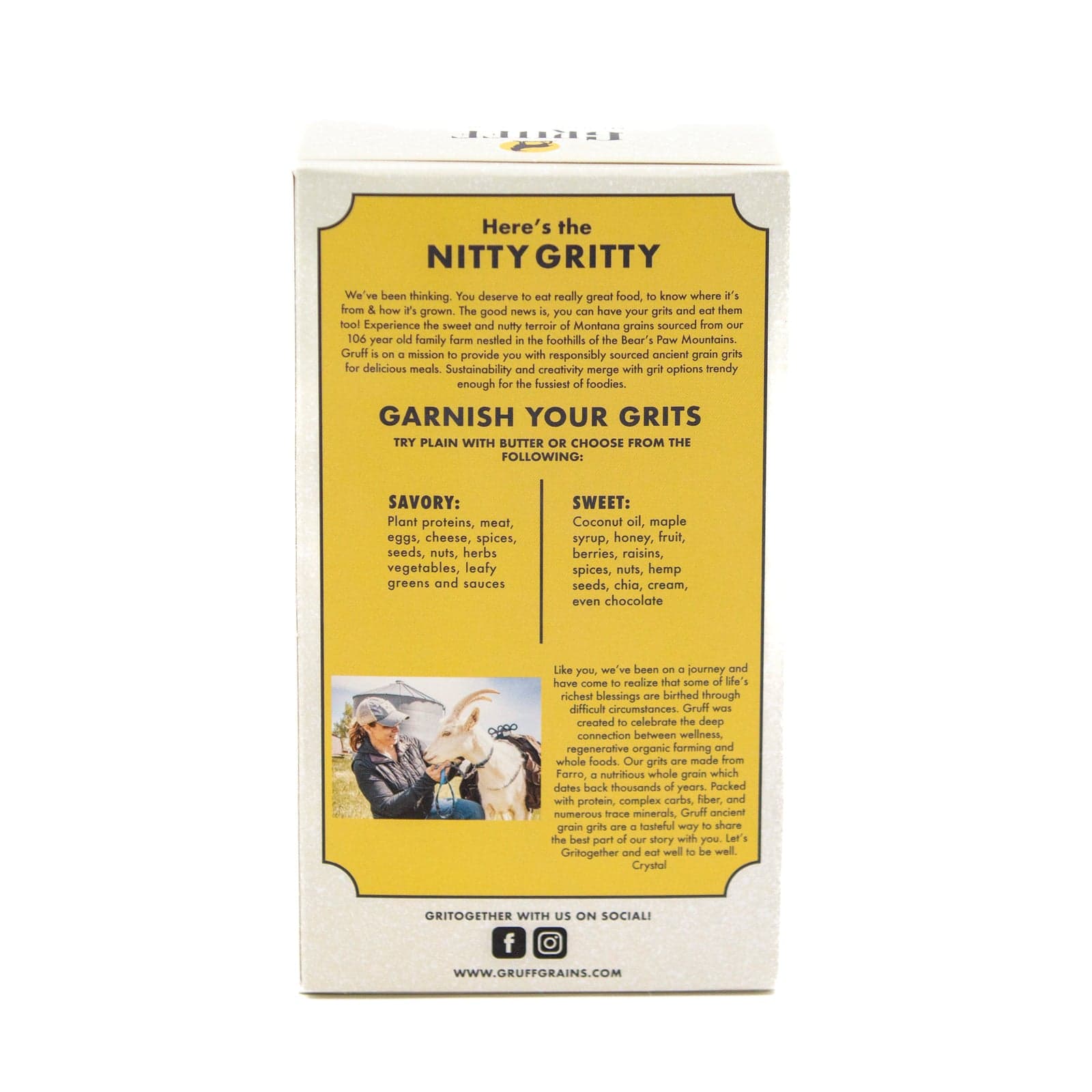 3 Pack Gruff Ancient Grain Grits image 4