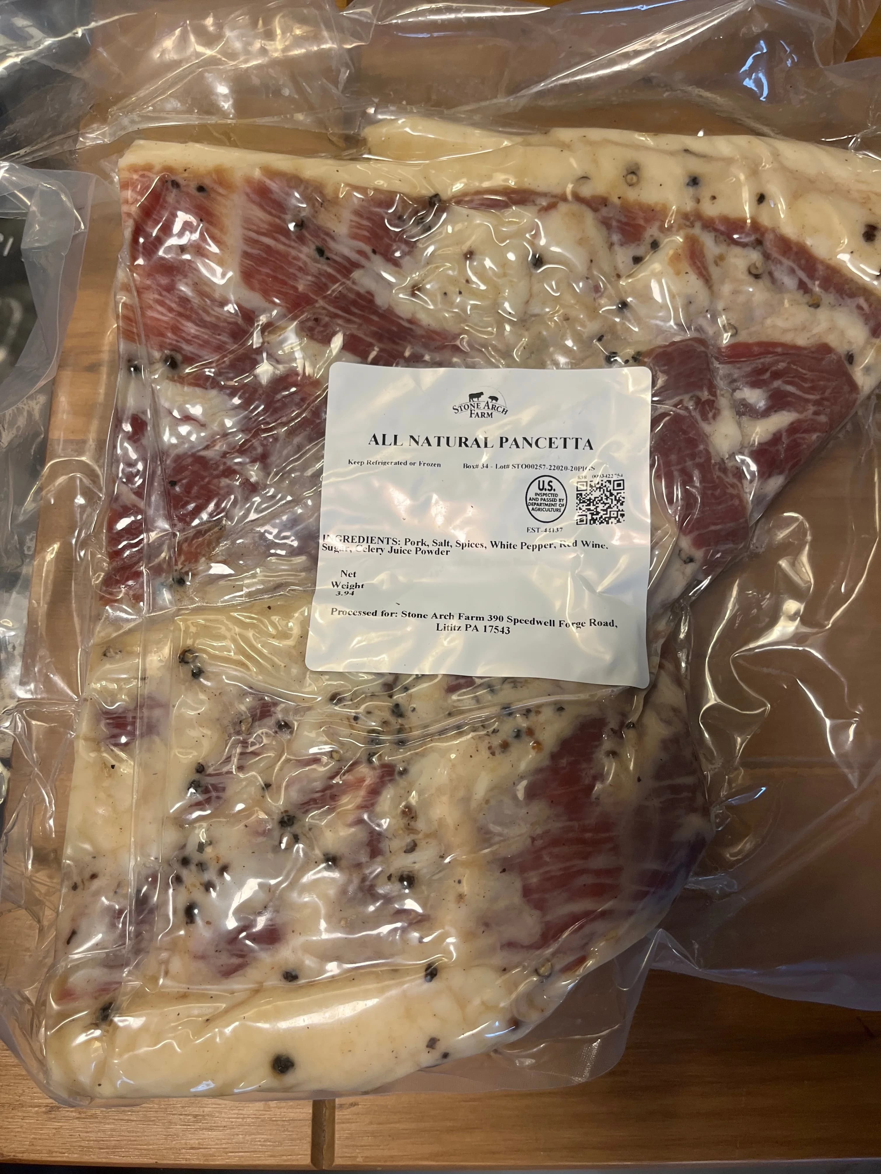 Mangalitsa Pancetta - Flat not Rolled image 2