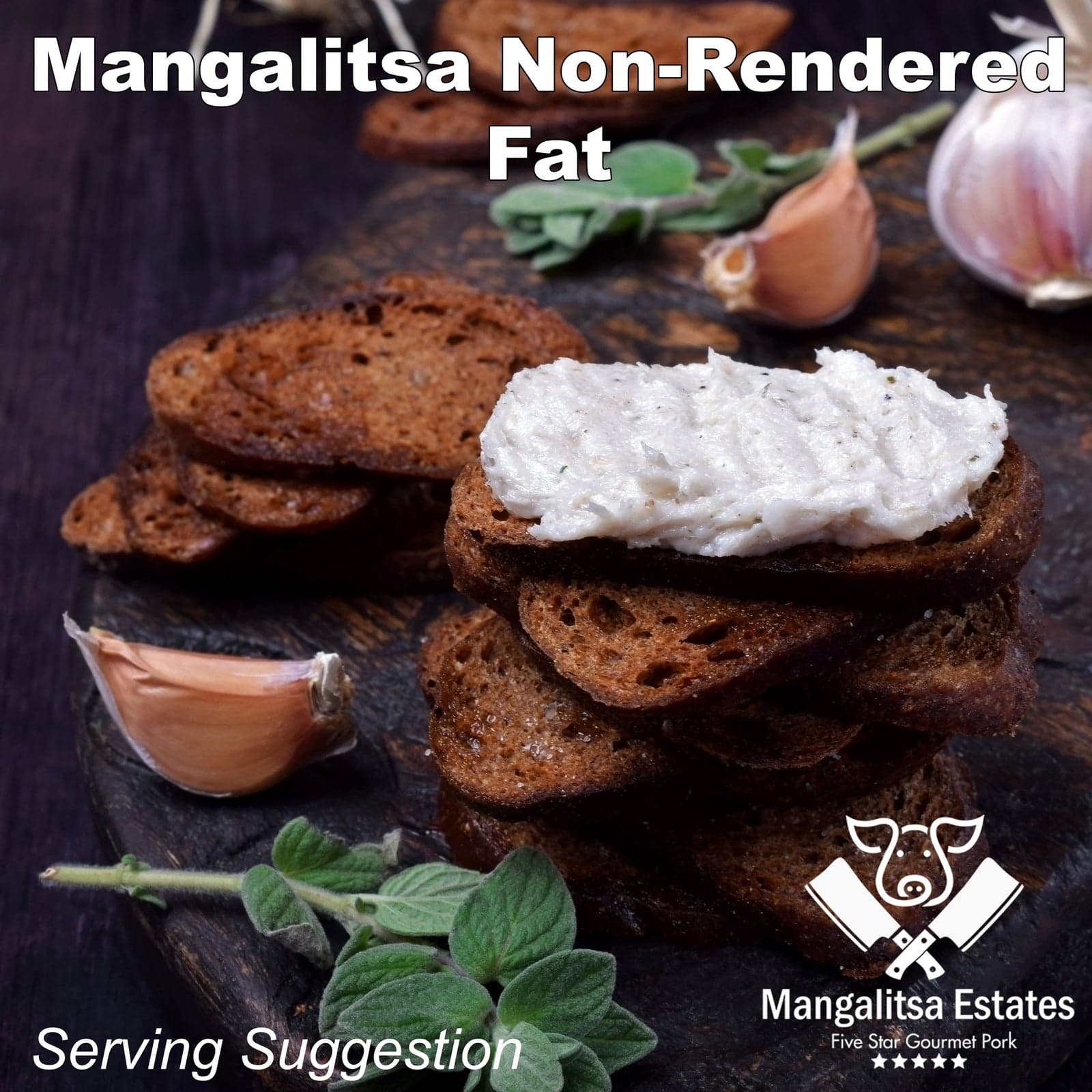 Mangalitsa Fat Slabs, 10# (nonrendered) image 3