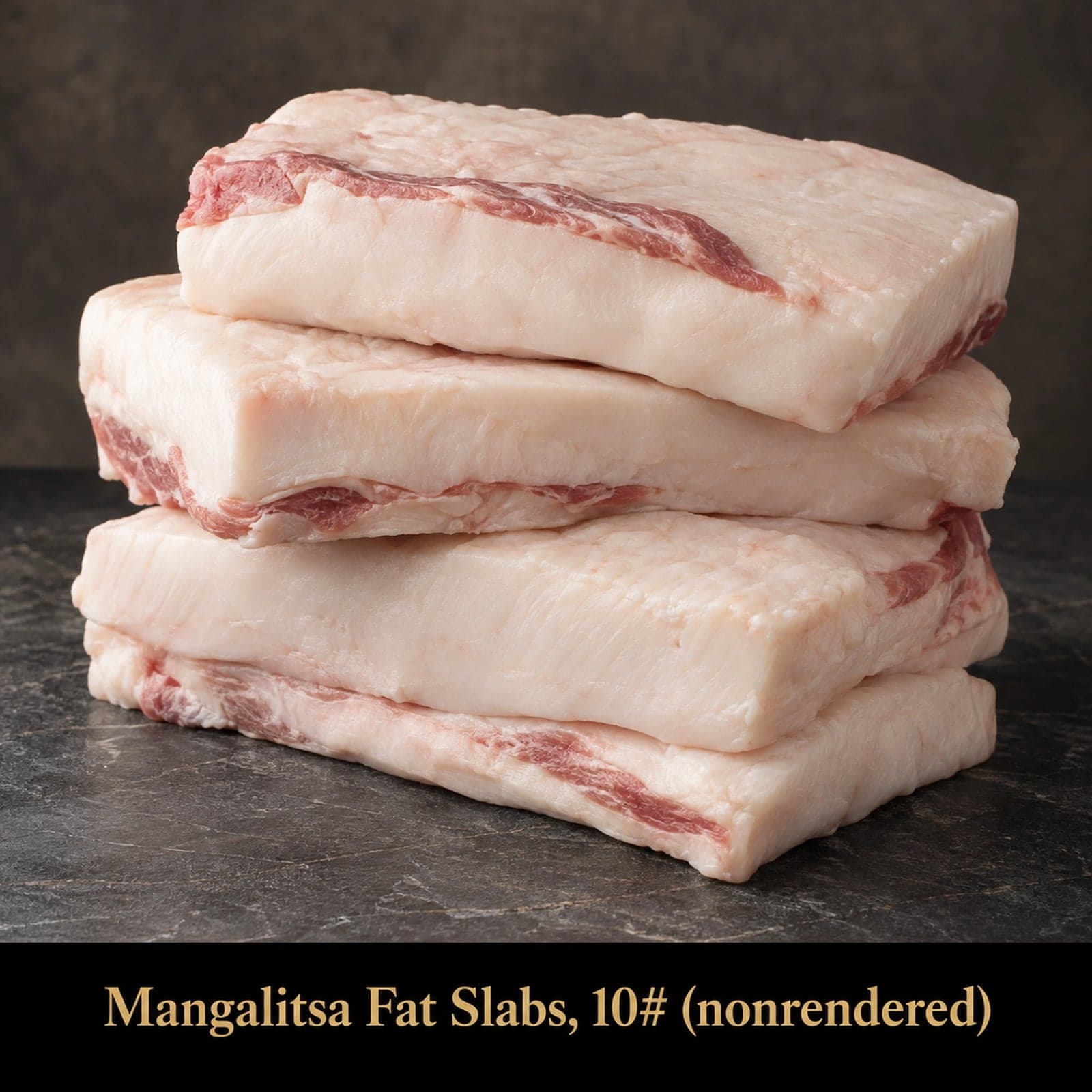 Mangalitsa Fat Slabs, 10# (nonrendered)