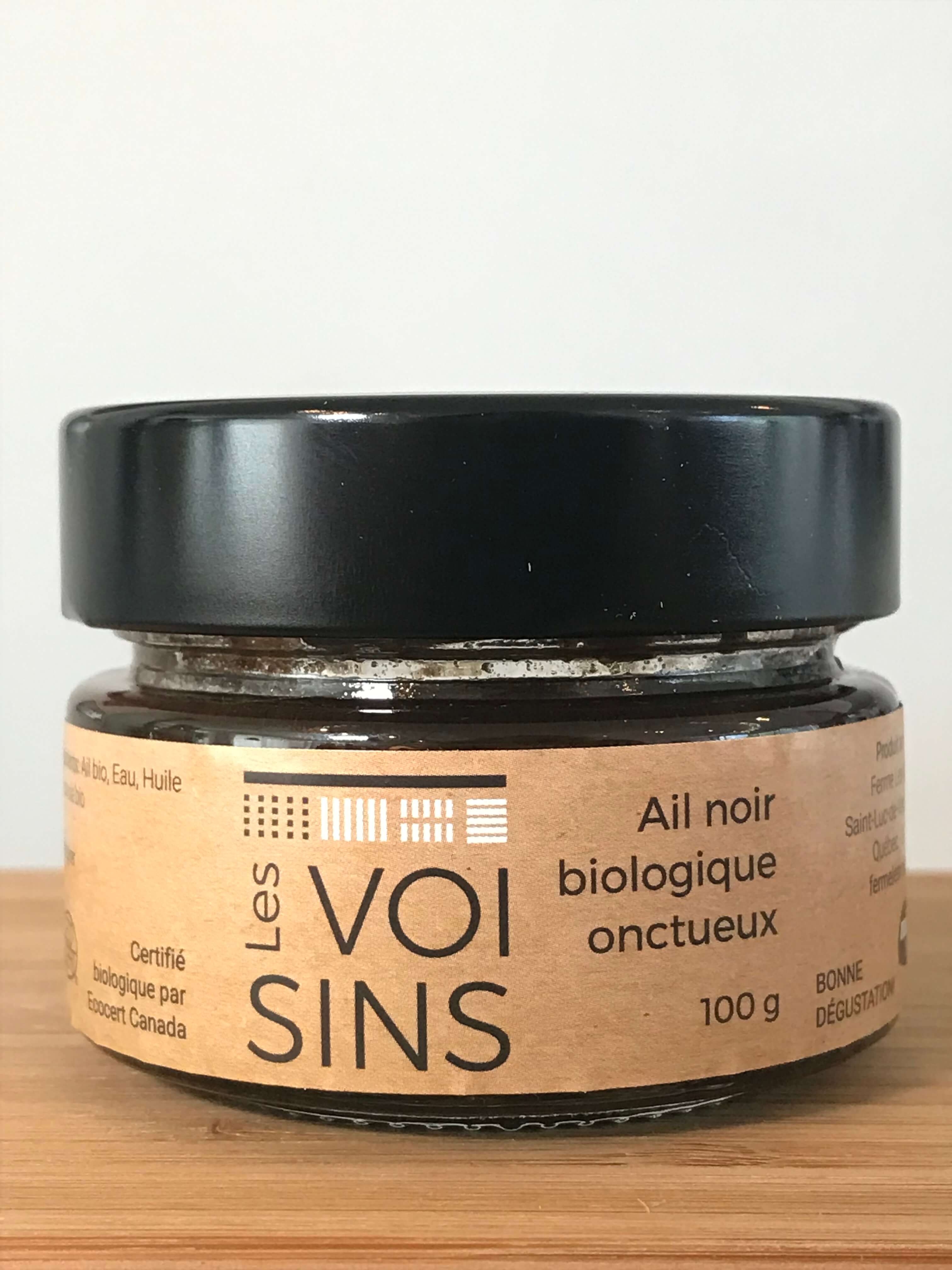 Ail noir biologique onctueux
