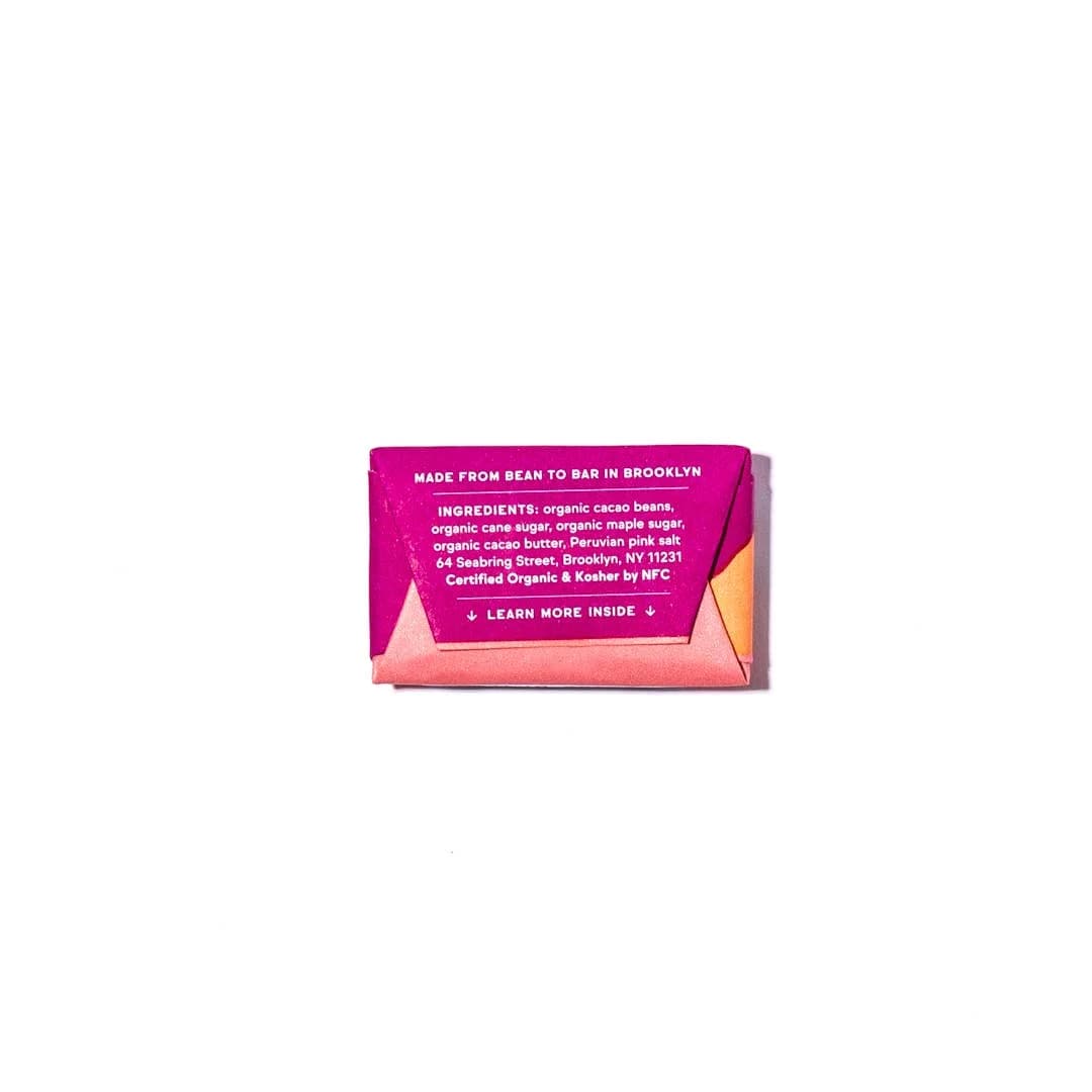 Raaka | 71% Pink Sea Salt Mini Chocolate Bar image 5