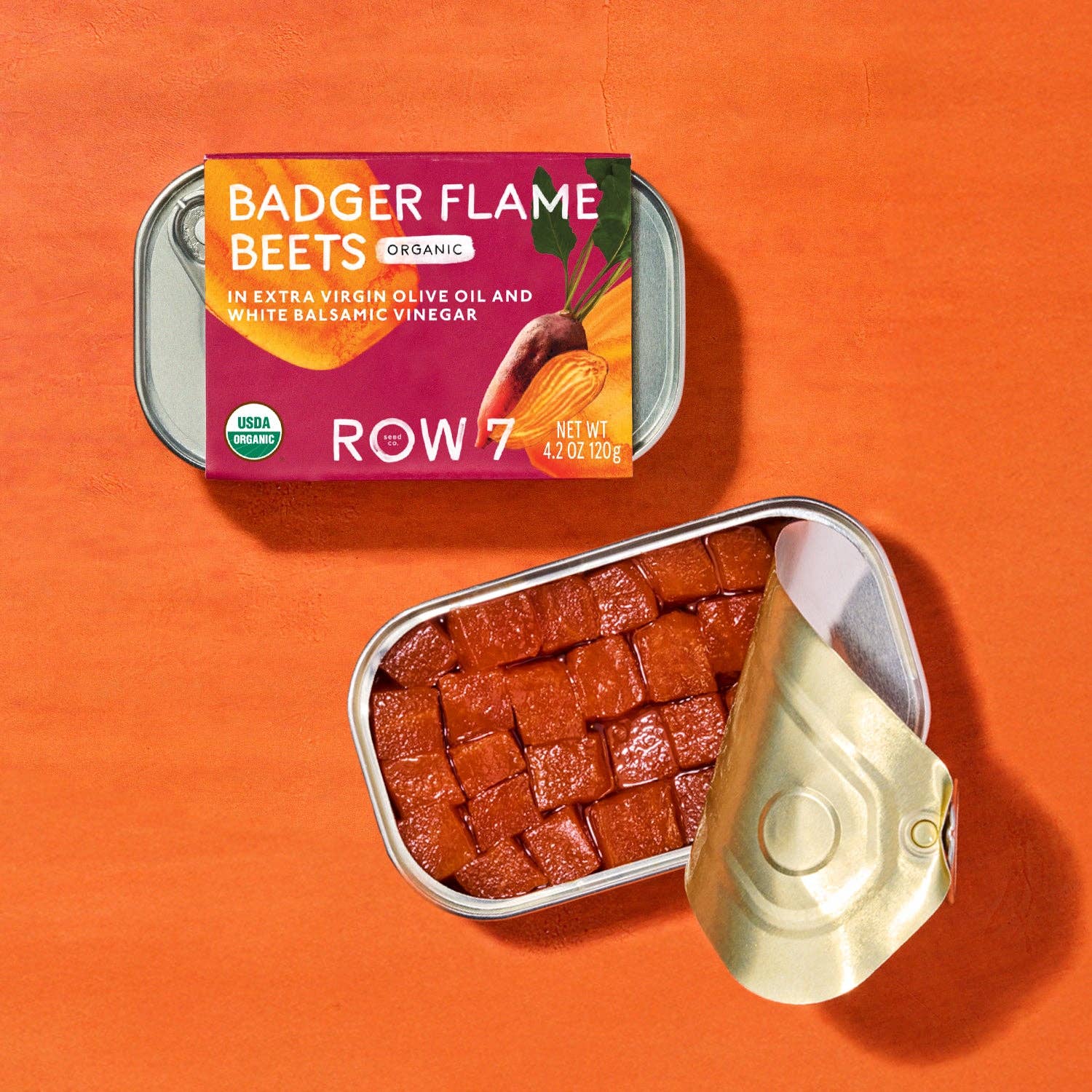 Row 7 - Badger Flame Beets Tin image 2