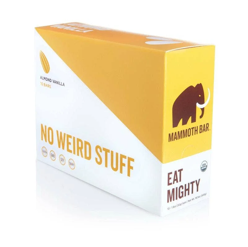 Mammoth Bar - Organic Gluten-Free Almond Vanilla Bar image 4