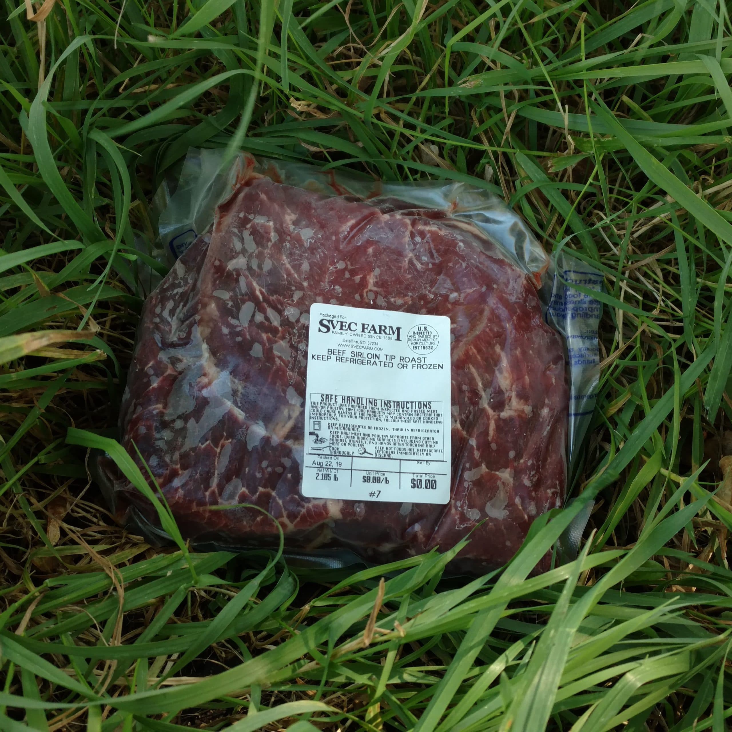 Beef sirloin tip roast, 2.2 lb