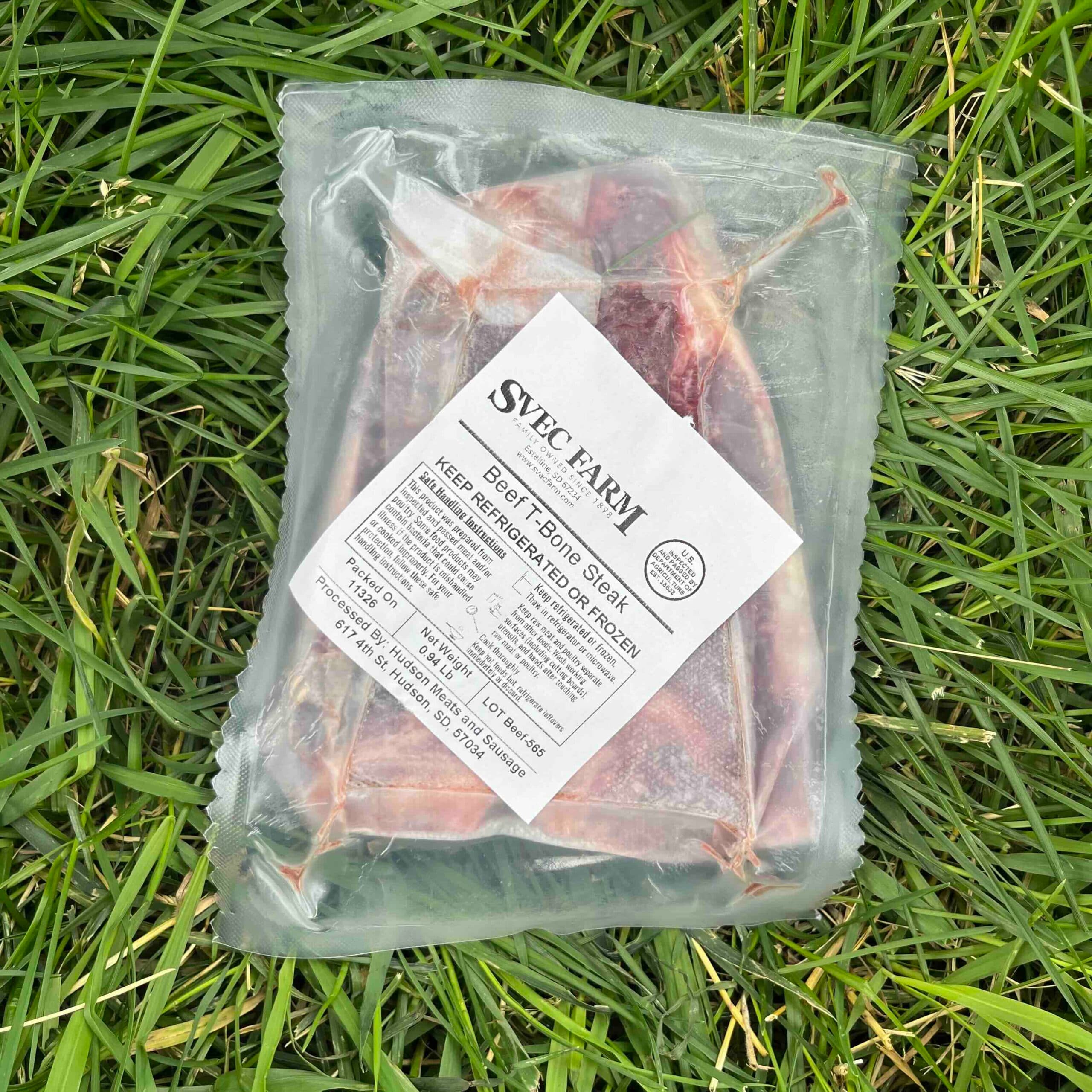 Beef T-bone single steak, .9 lb