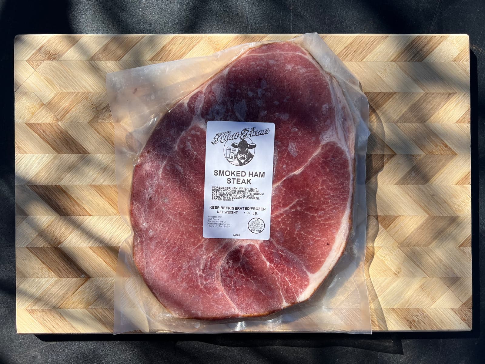 Smoked Ham Steak ($6.00/pound)
