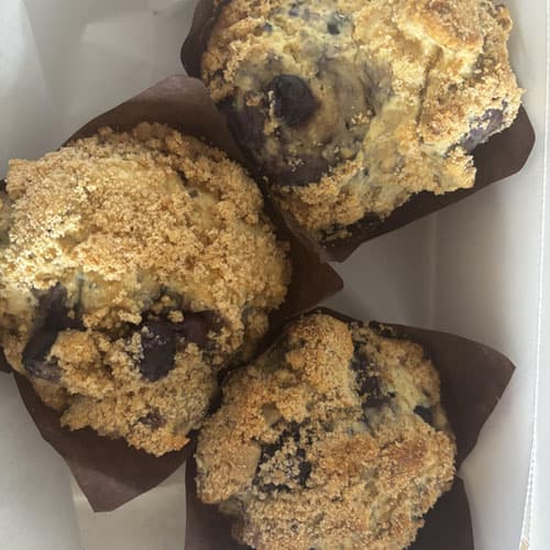 Muffins, Blueberry Crumble