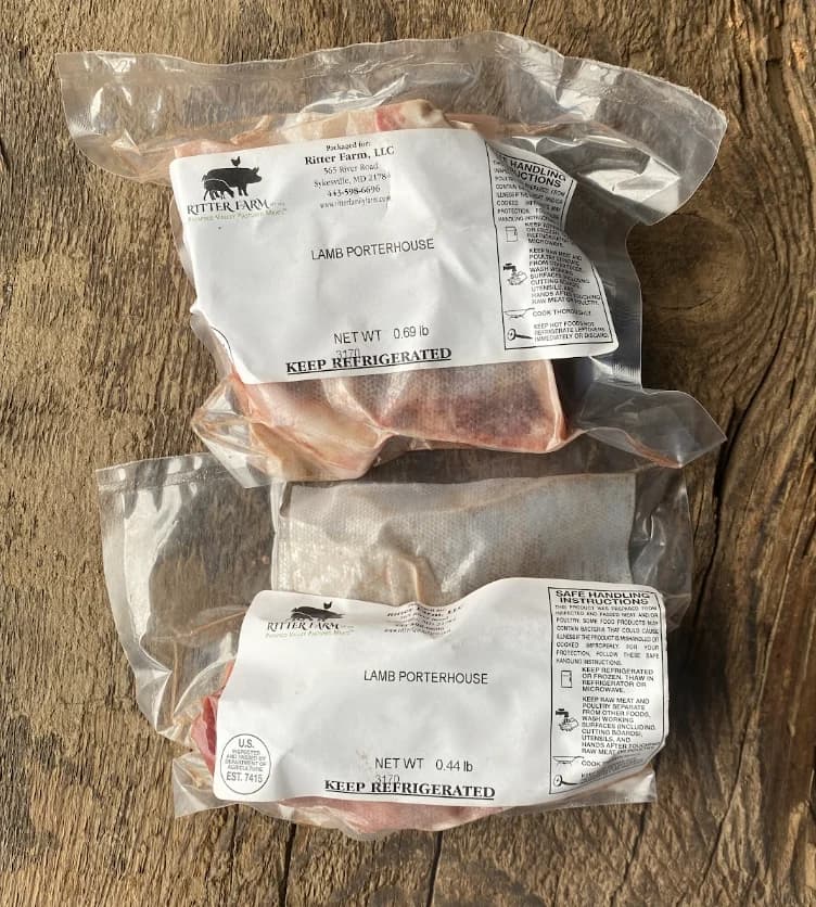 Lamb Porterhouse Chops