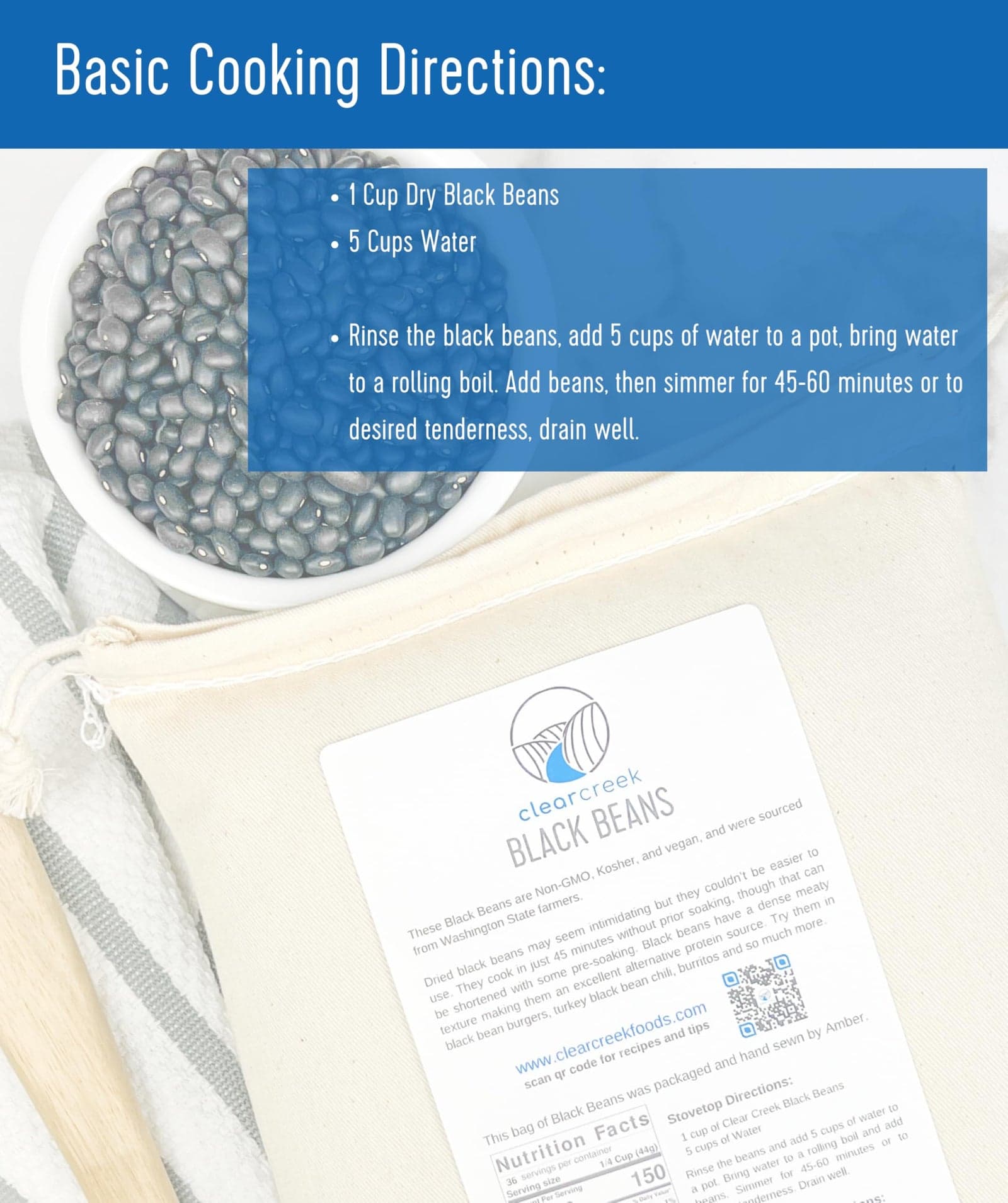 Black Beans - 1 lb image 3