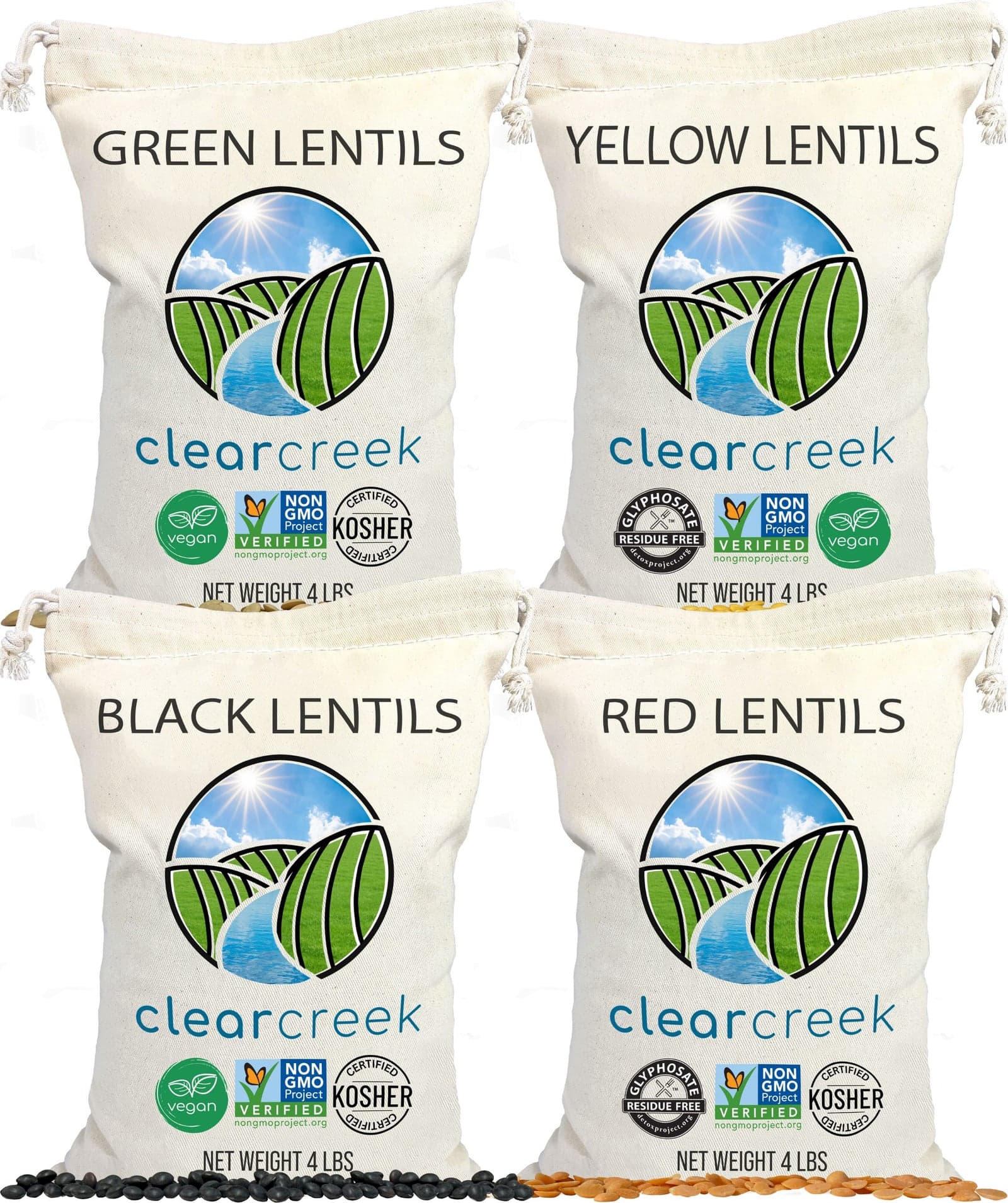 Clear Creek Lentil Bundle- 16 LB