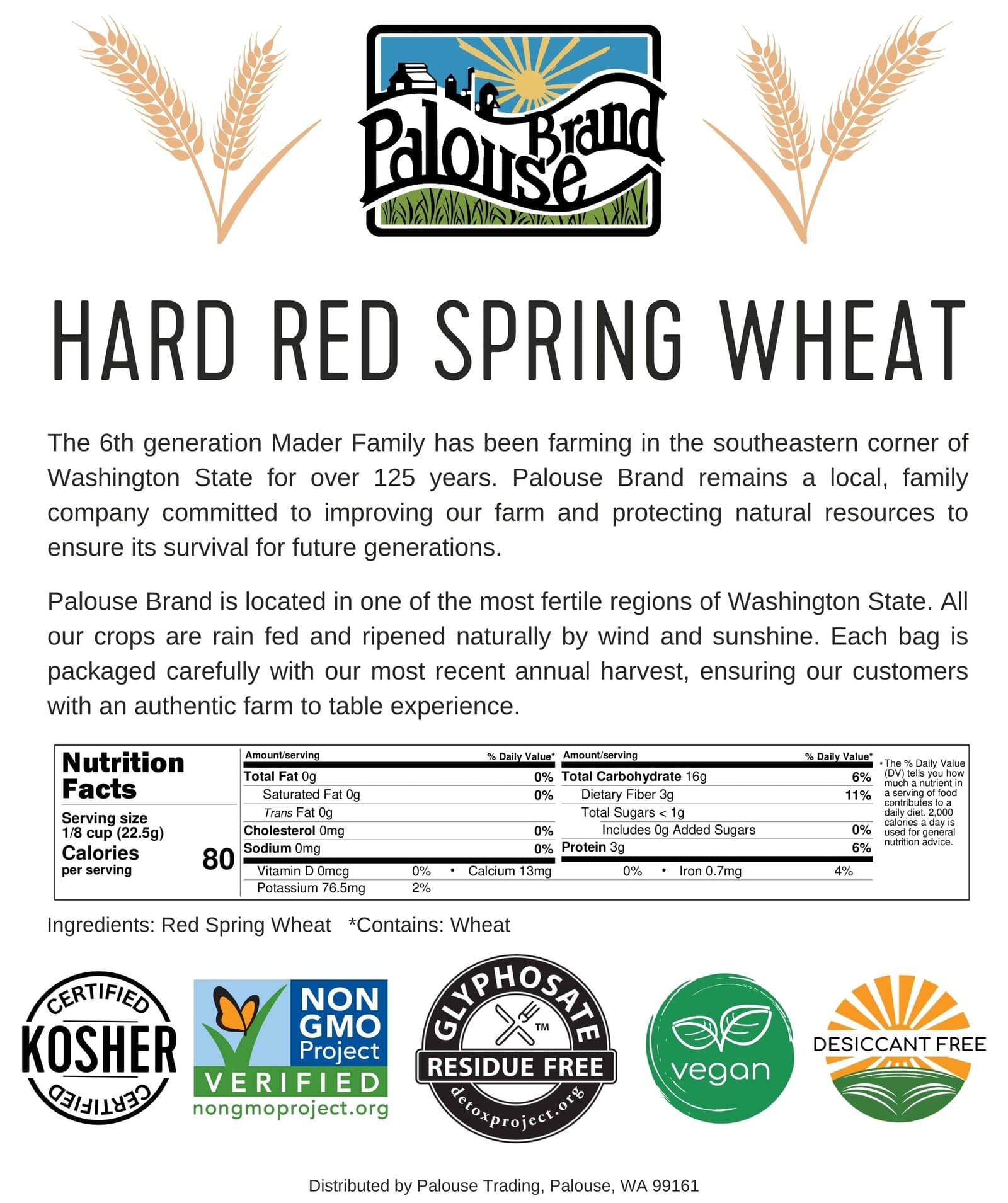 Red Spring Wheat - 5 lb image 5