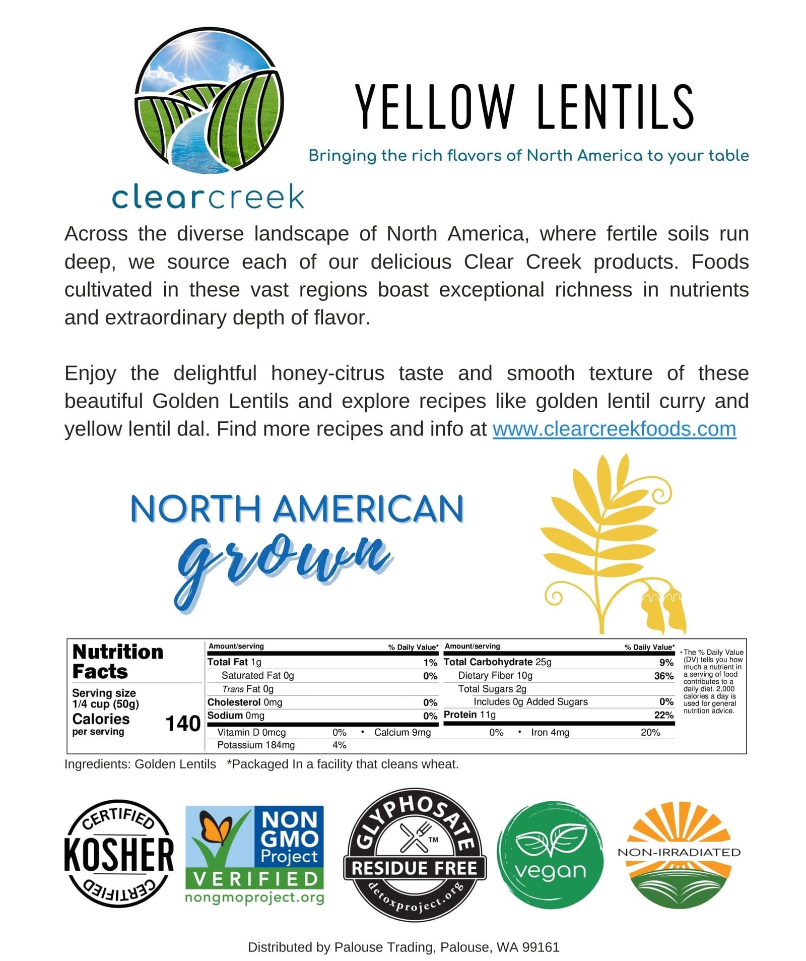 Yellow Lentils - Value Pack - 8 lb image 5