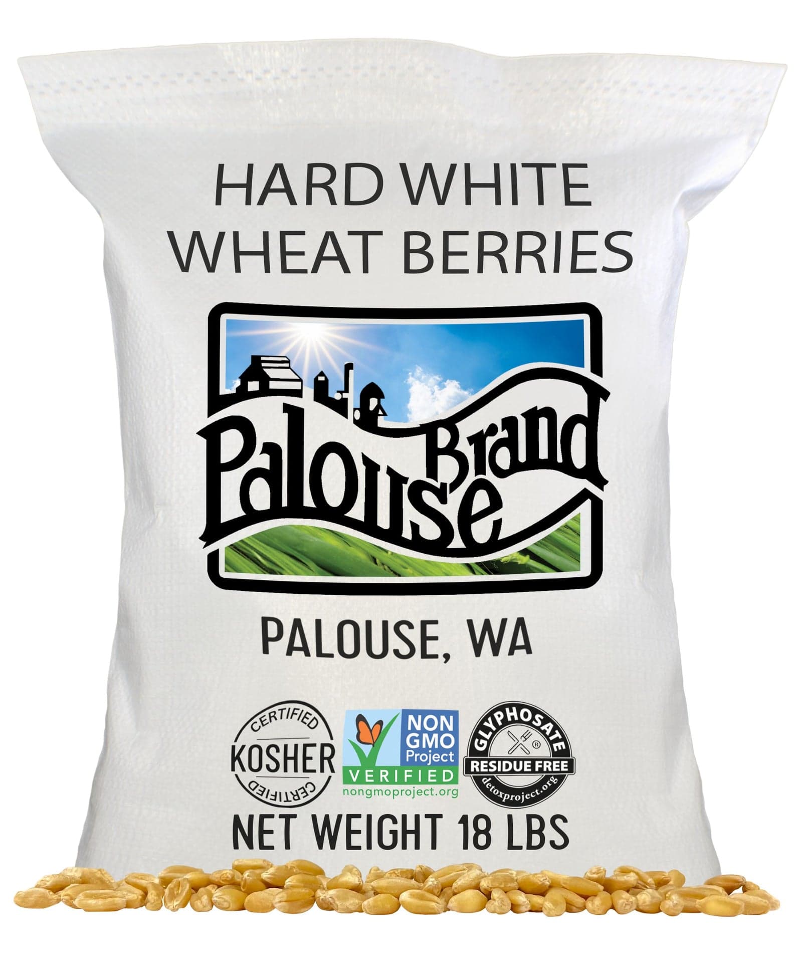Hard White Wheat Berries - 18 lb image 2