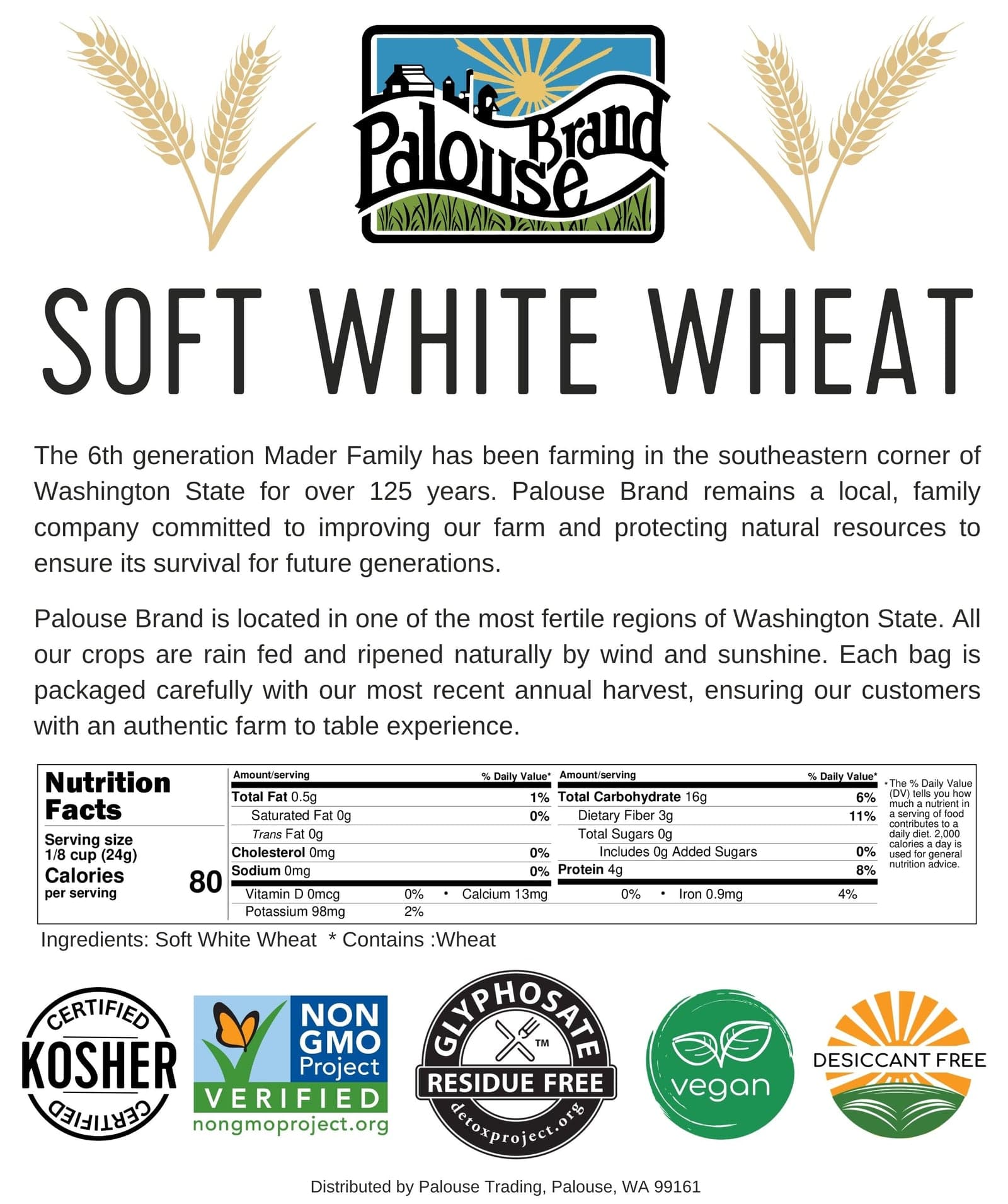 Soft White Wheat - 5 lb image 5
