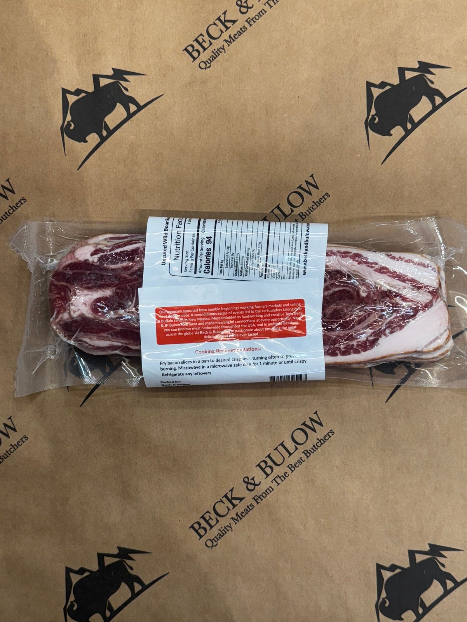 Wild Boar Bacon (12 oz) image 3