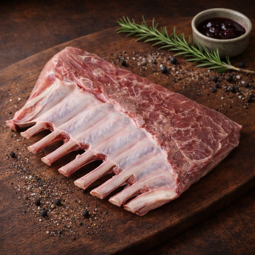 Wild Boar Frenched Rib Rack (3-4lbs)