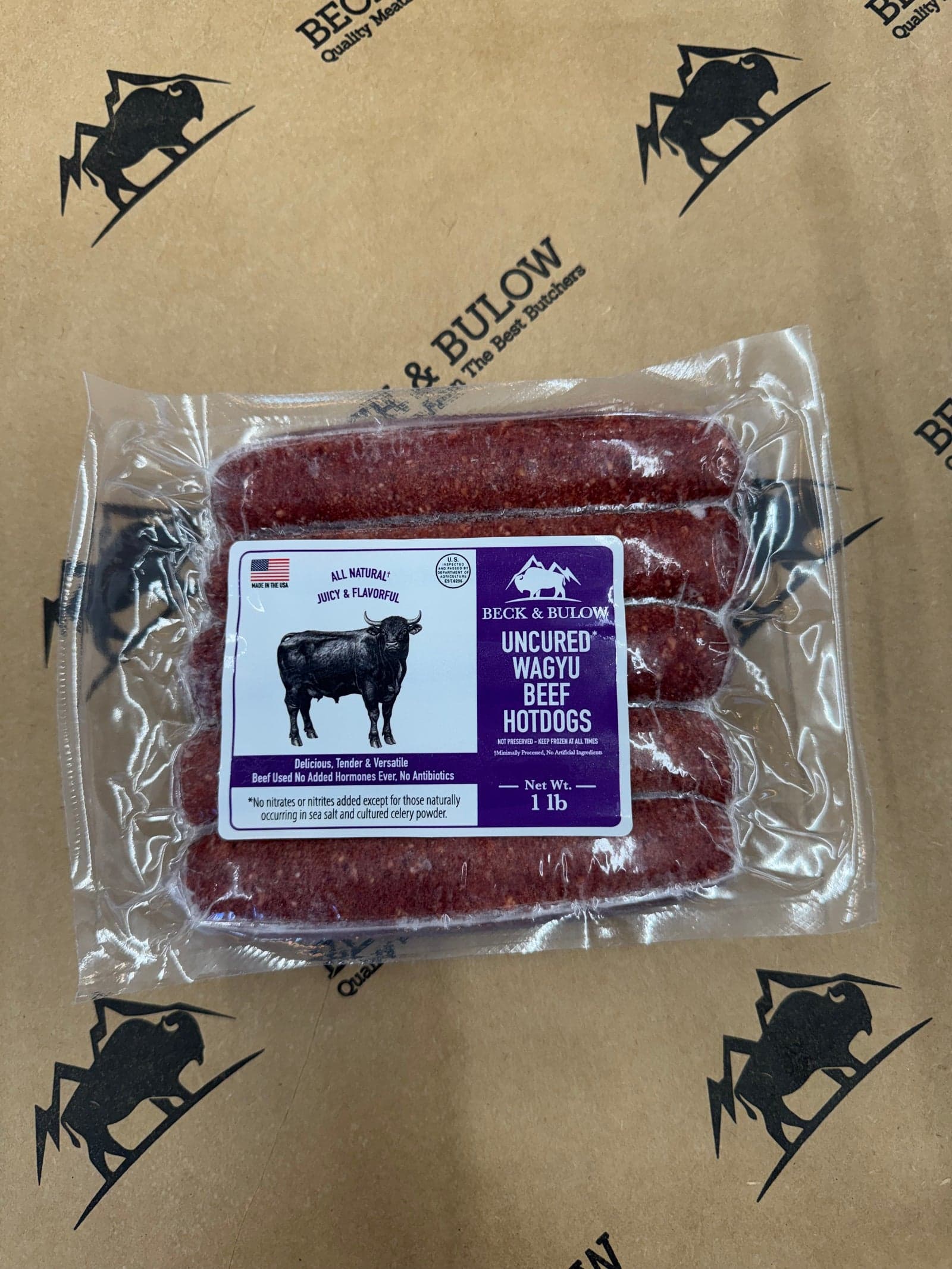 Wagyu Beef Uncured Hotdogs (1lb) image 3