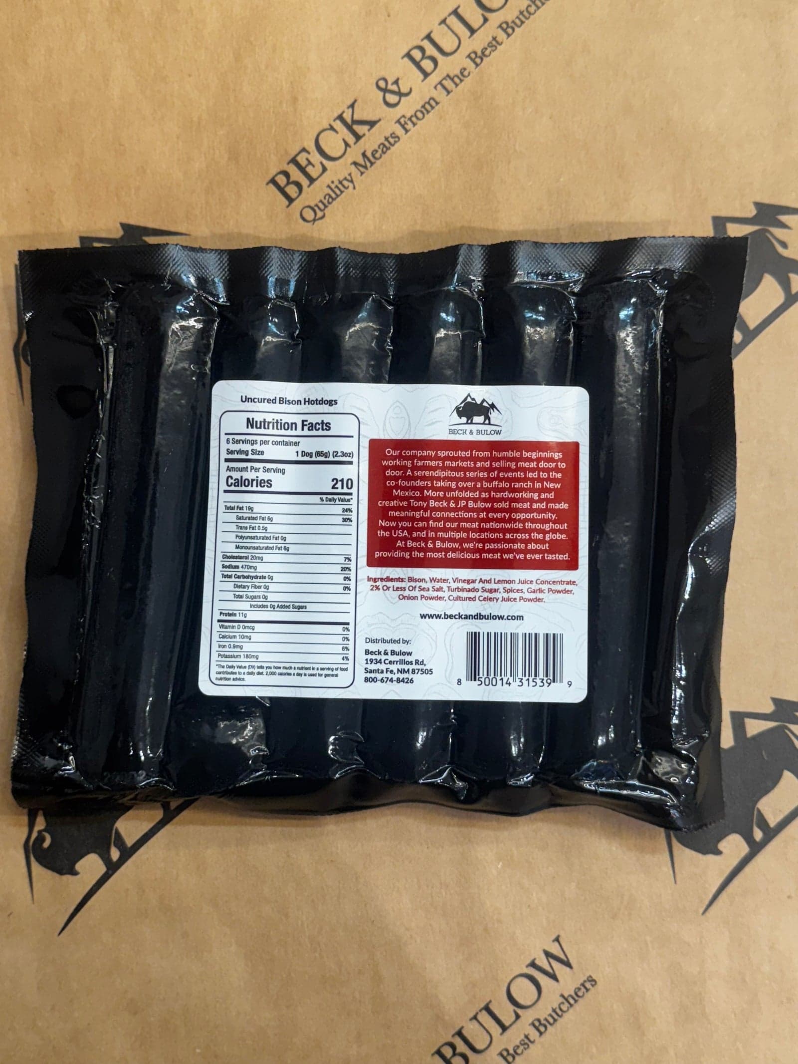 Bison Hotdogs (13.8 oz) image 4