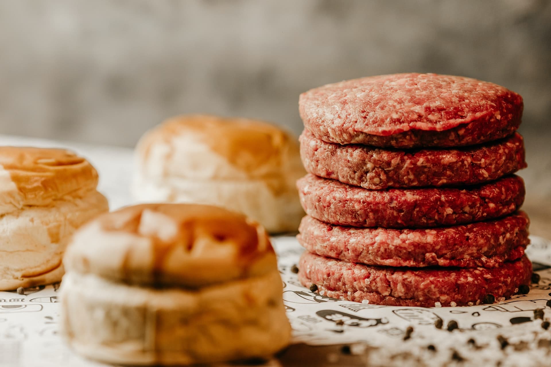 Hamburger 1/2 lb. Patties – Box of 10