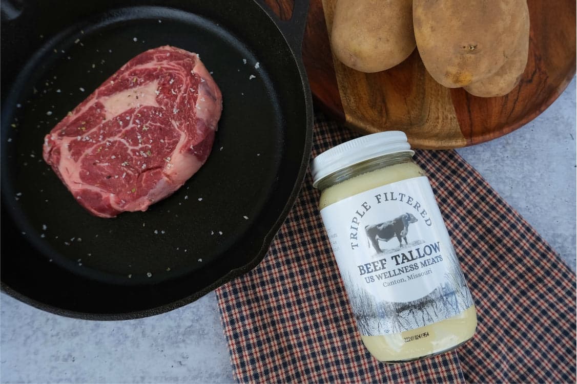 Premium Beef Tallow (Triple Filtered) - 4 pk (14 oz jars) - Ships Separately image 3