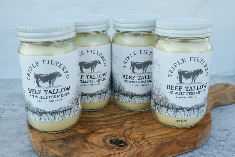 Premium Beef Tallow (Triple Filtered) - 4 pk (14 oz jars) - Ships Separately image 2