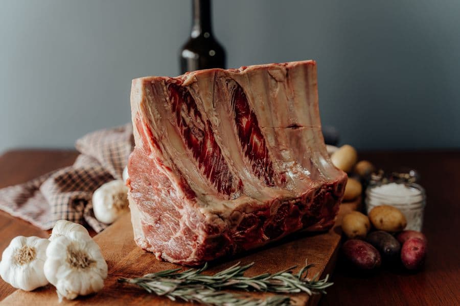 Beef Standing 4 Rib Roast - 6.4 lbs