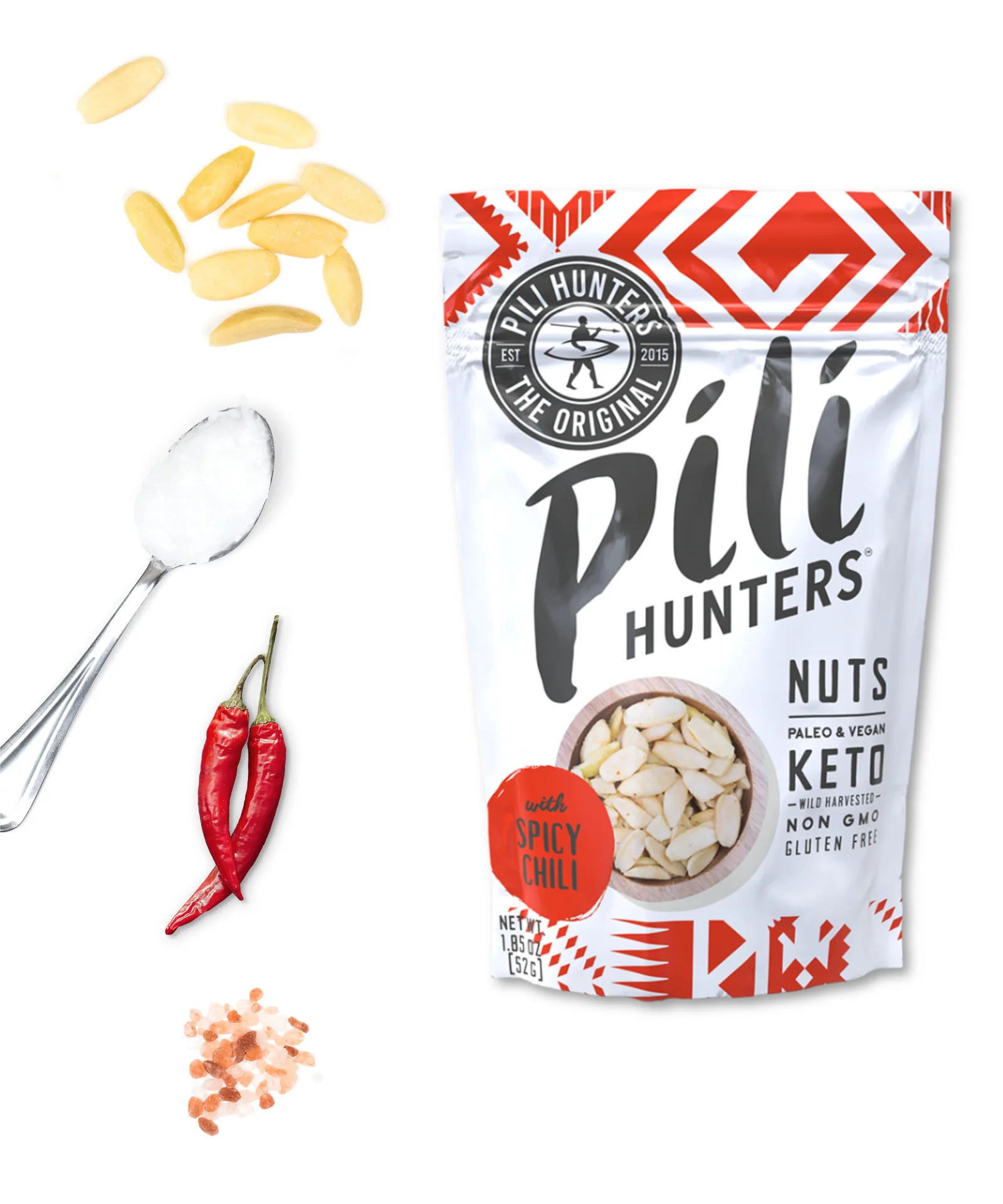 Pili Hunters™ Nuts Spicy Labuyo Chili SALE image 4