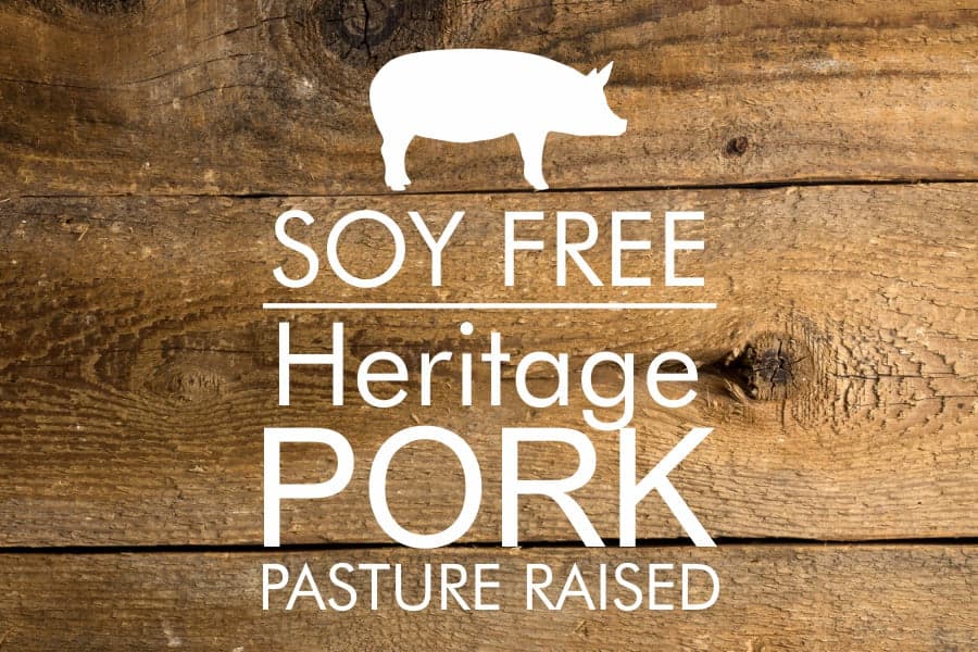 Soy-Free Pork Butts Bundle (Ships Separately)- 20 lbs