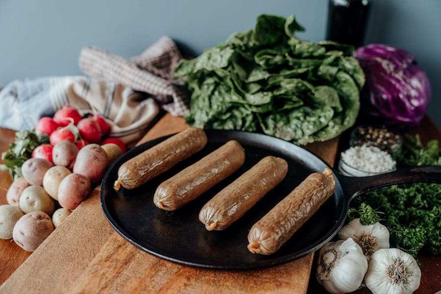 Polish Pork Sausages - Sugar Free - five 0.25 lb. sausages image 3