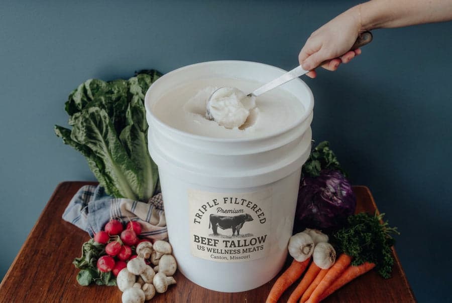 Premium Beef Tallow (Triple Filtered) - 5 gal bucket