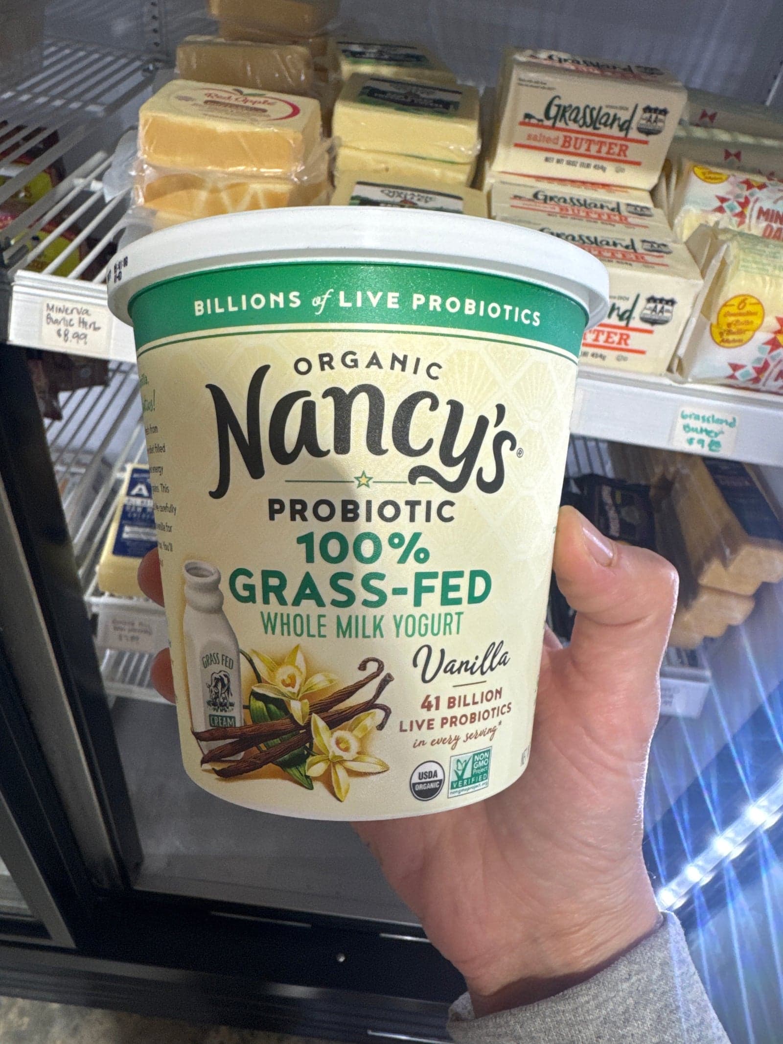 Nancy’s Vanilla Yogurt
